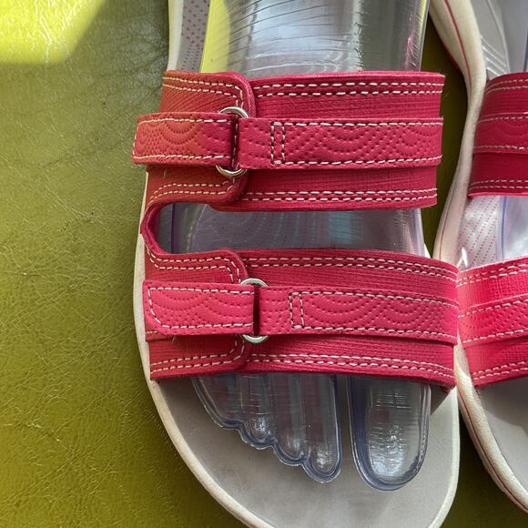 Clarks Cloudsteppers Breeze Piper Womens Strappy Sandals Pink US size 8 27772 - Picture 3 of 10